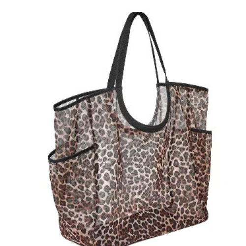 Lexam Store Leopard Print Beach Tote Bag