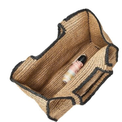 Lexam Store Woven Straw Beach Tote Bag